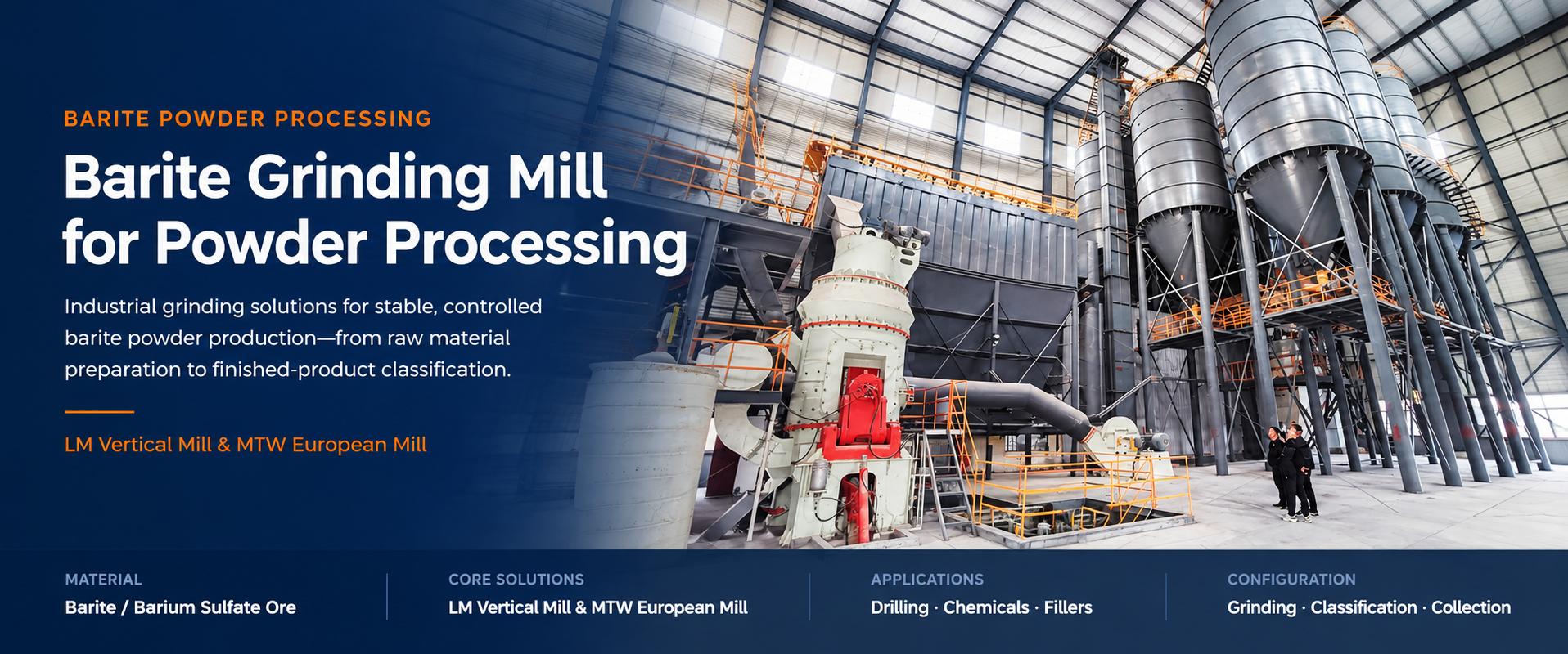 Barite Powder Processing