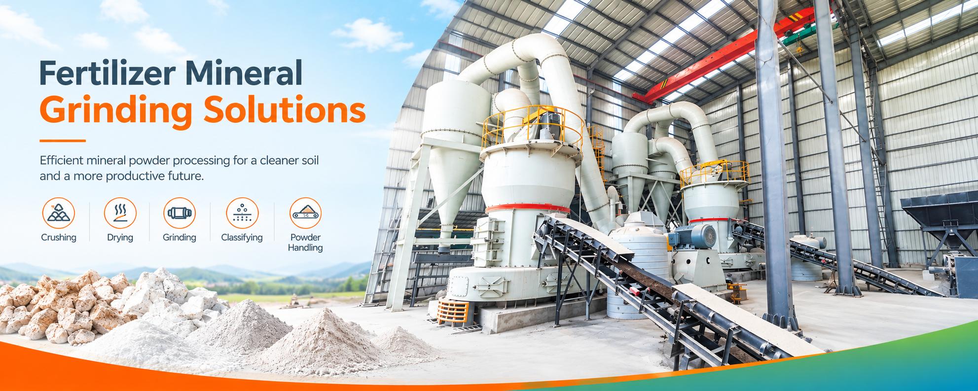 Fertilizer Mineral Grinding Solutions