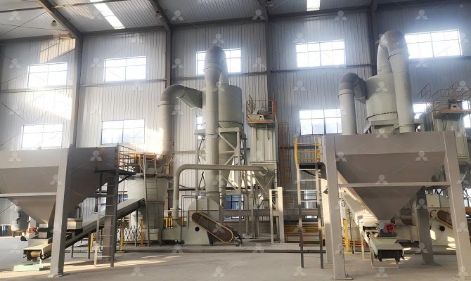 Barite grinding plant project