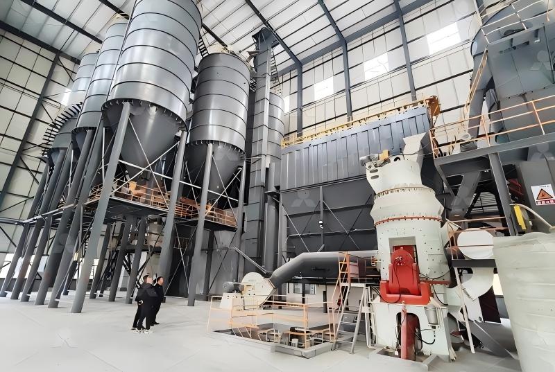 Barite grinding mill and powder processing plant