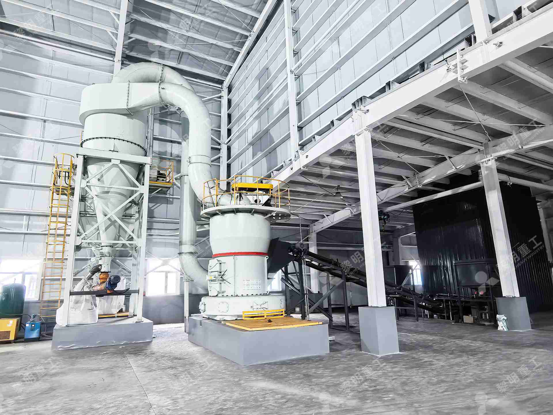 Fertilizer mineral powder downstream process map