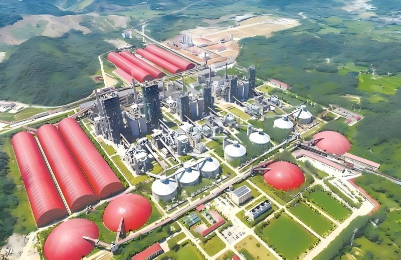 Gypsum used in cement production