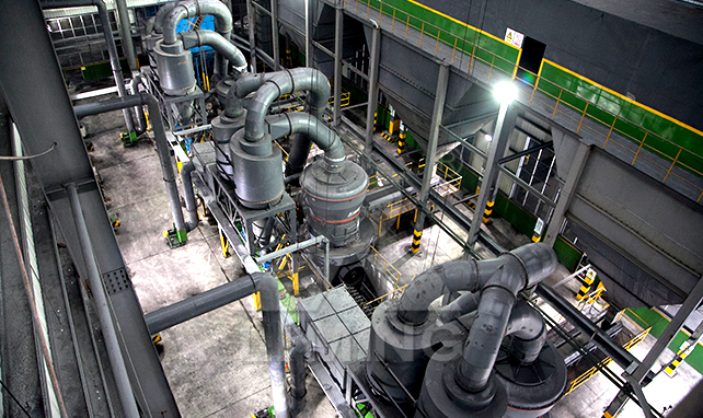 Petroleum coke grinding mill