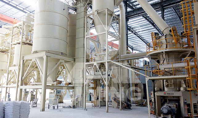 Calcium carbonate production line (800 mesh) from calcite