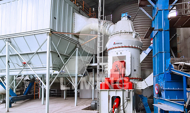 Large-scale vertical grinding plant for quicklime