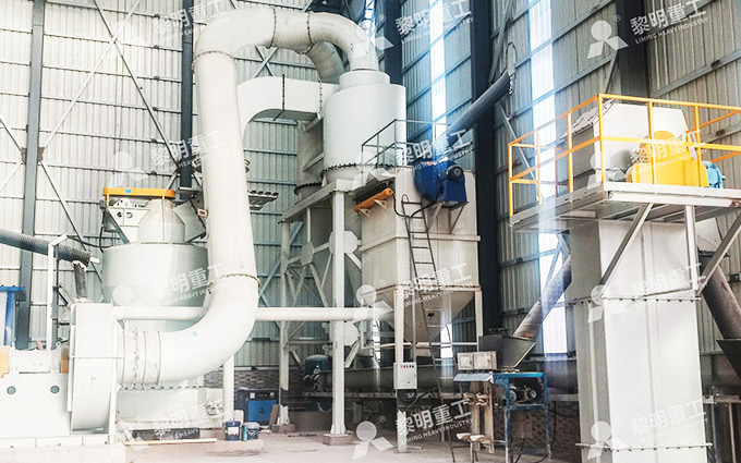 Guicklime grinding production line