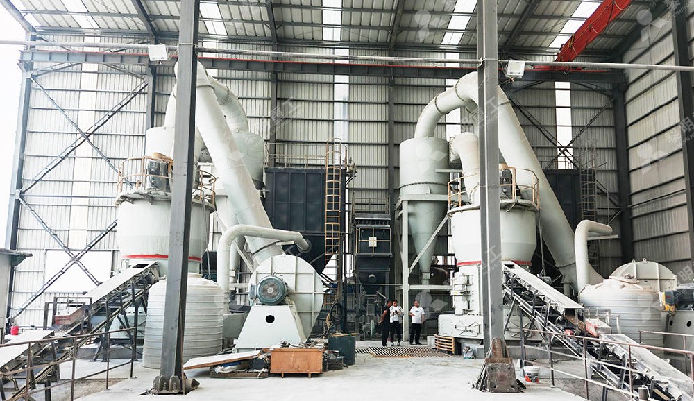 Four MTW198 New-Type Raymond Mills for Limestone Grinding to 325 Mesh (D90)
